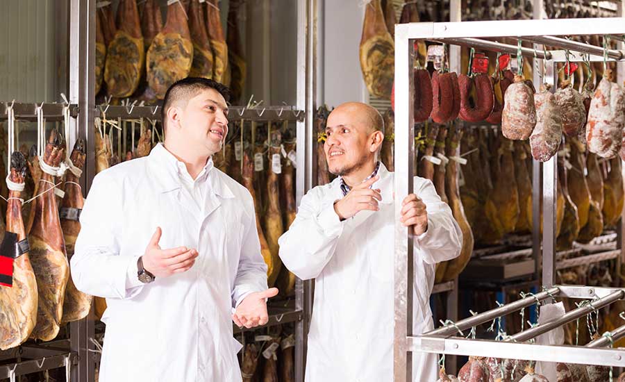 two male butchers