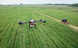 drones and field