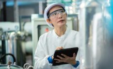 woman working in a lab