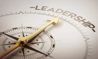 compass pointing to leadership