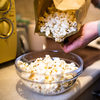 making popcorn