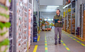 man working at warehouse