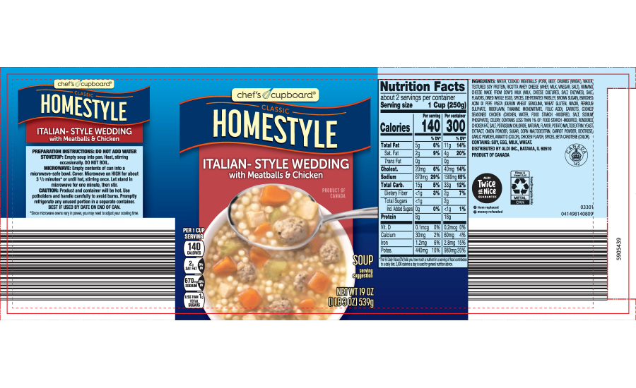BCI Foods Inc. recalls meat and poultry soup products sold at ALDI ...