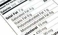 default nutrition label