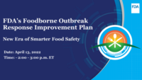 FDA webinar outbreak response improvement plan