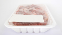 packaged meat label