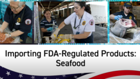 Importing FDA-Regulated Products Seafood