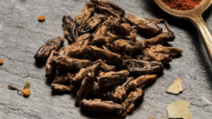 dried crickets and spices