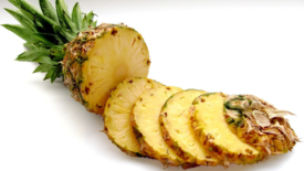 whole sliced pineapple