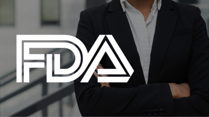 business person with arms crossed fda logo overlay