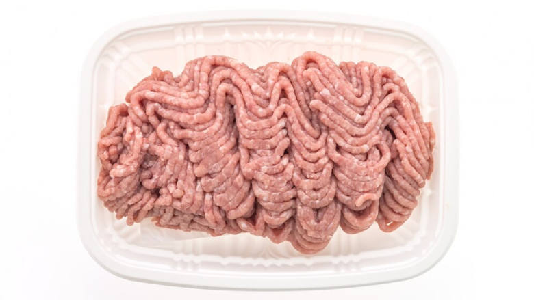 packaged raw ground beef