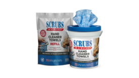 SCRUBS-in-a-Bucket wipes and refill packs