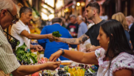 open air market